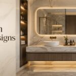 Luxury bathroom vanity for villas