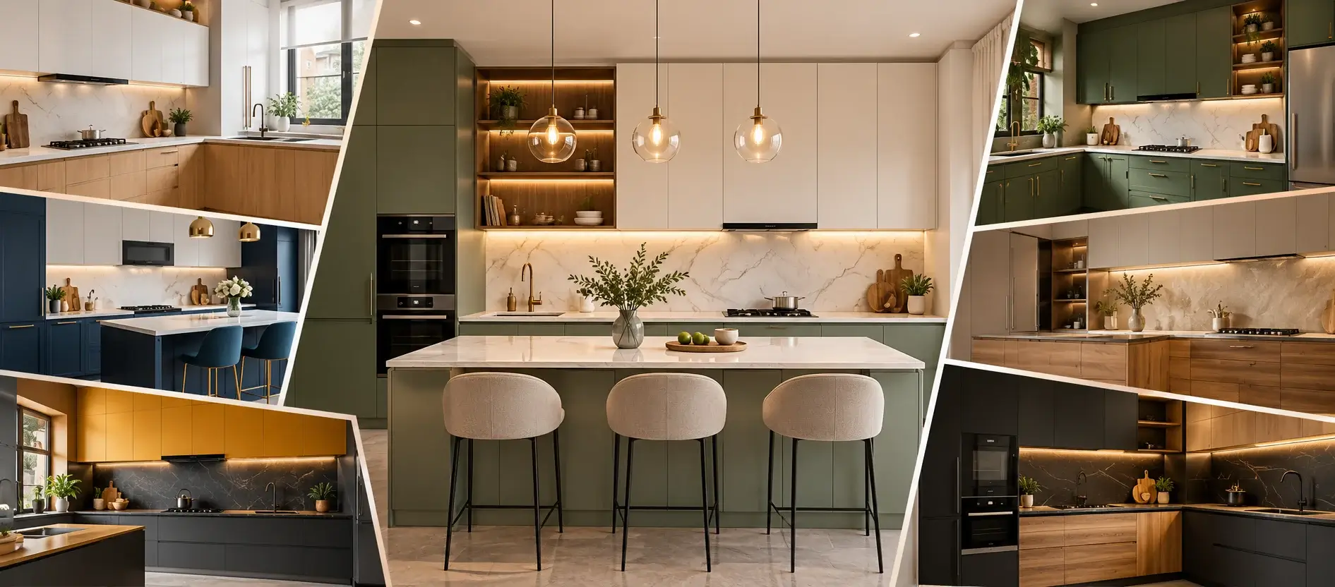 Best Colour Combination for Modular Kitchen