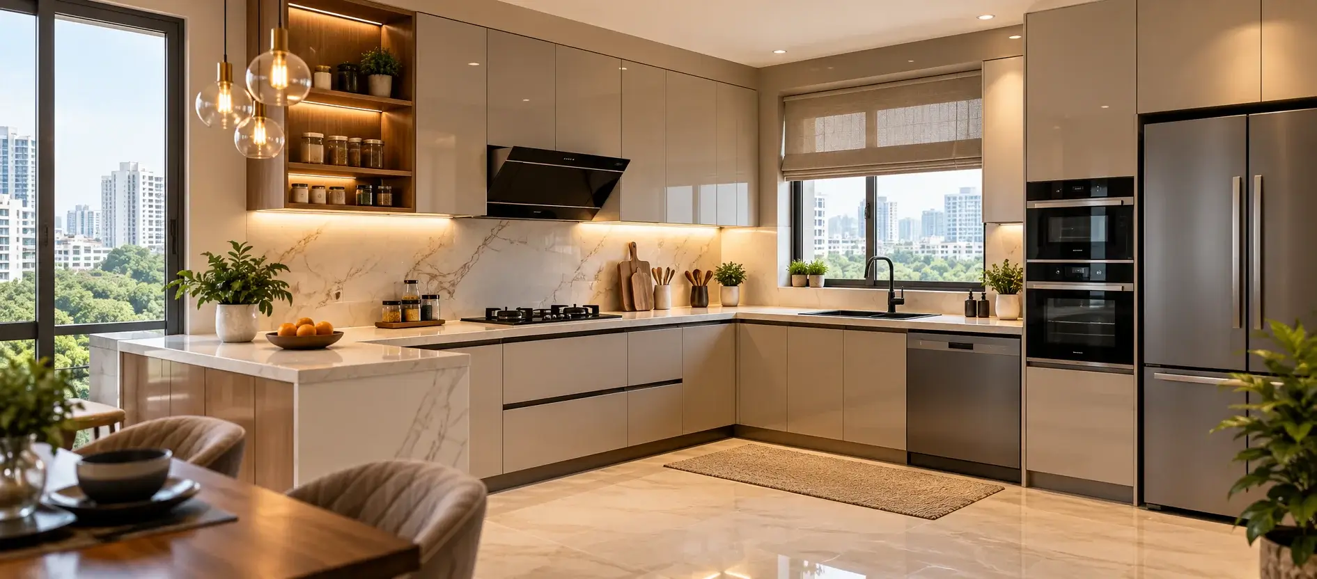 Luxurious Modern Kitchen in Delhi